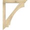 Ekena Millwork Imperial Traditional Rough Sawn Bracket w/ Offset Brace, Douglas Fir, 6"W x 36"D x 44"H BKT0604X36X44IMP01RDF - alternate 2